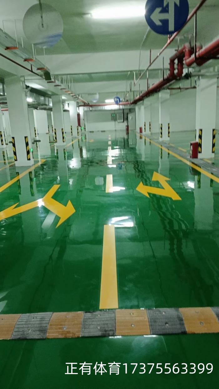 懷化某政府單位地下停車庫環氧地坪漆完工